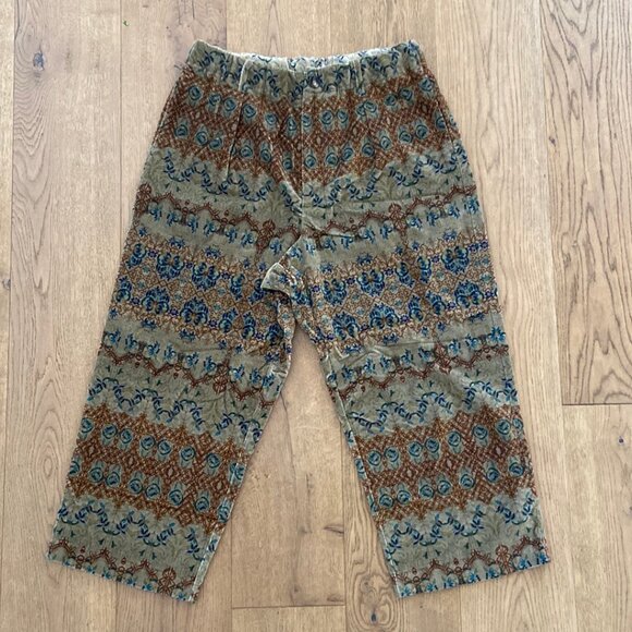 Patterned Wide-Leg Pants - Picture 6 of 16
